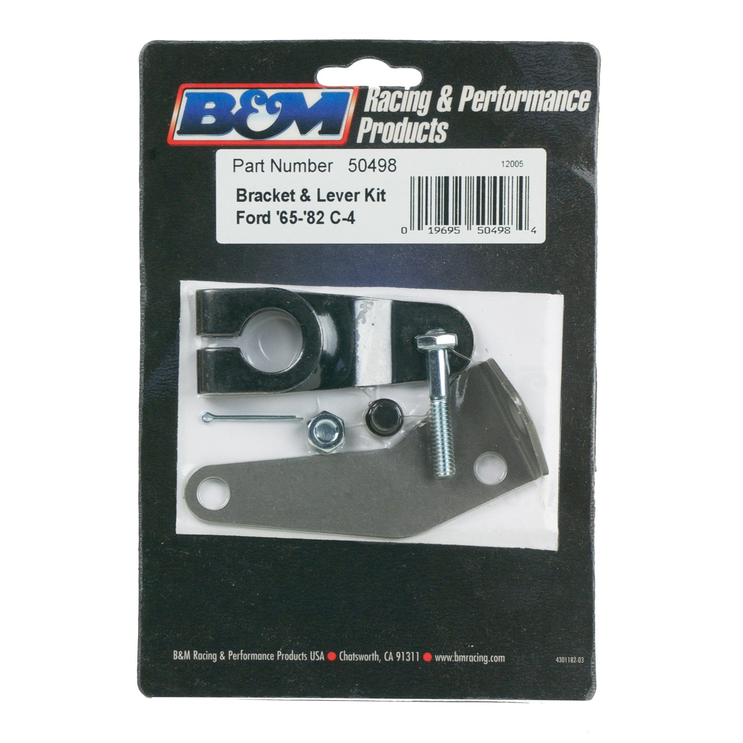 B&M Pan Mounted Transmission Shift Bracket and Lever - C4