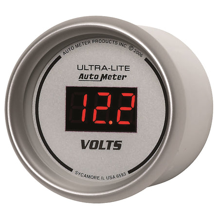 Auto Meter Ultra-Lite Digital Voltmeter Gauge - 2-1/16"