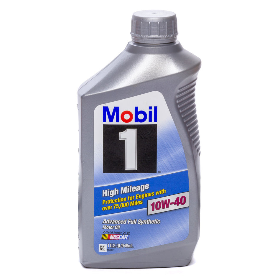 Mobil 1 10w40 High Mileage Oil 1 Quart