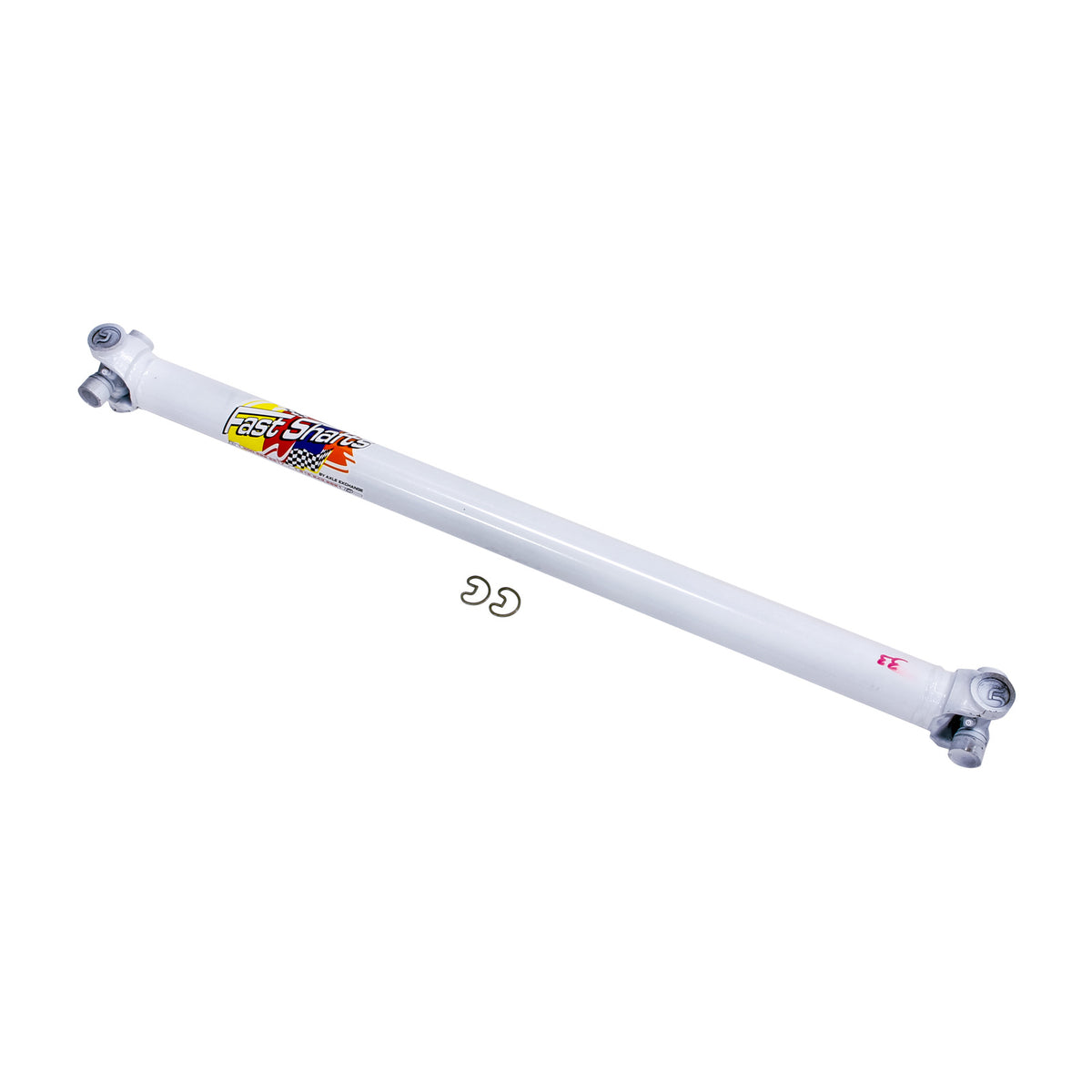 FastShafts Steel Driveshaft - White - 29.5" Length