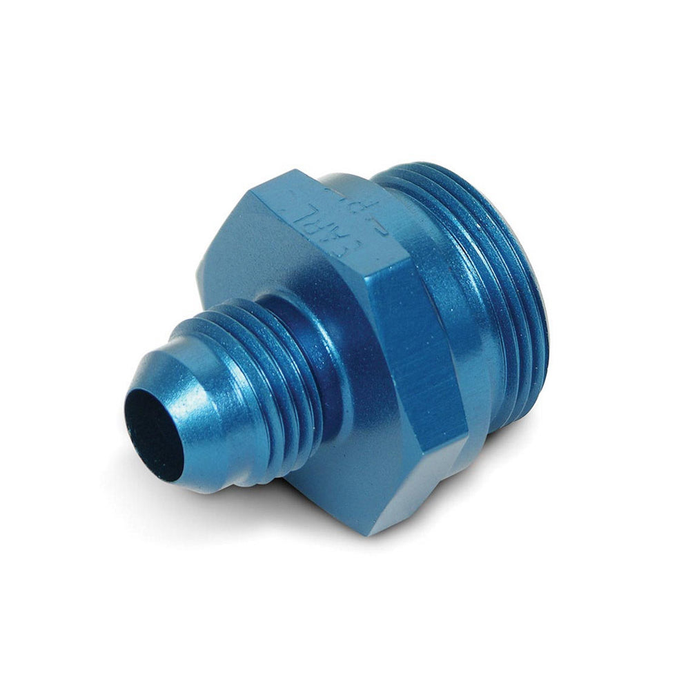 Earl's Aluminum Dual Feed Holley (Short) Carburetor Adapter -06 AN to 7/8-20 Carb. Thread