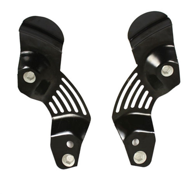Ford Racing Front Brake Heat Shield Steel Black Paint Ford Mustang 2005-14 - Pair