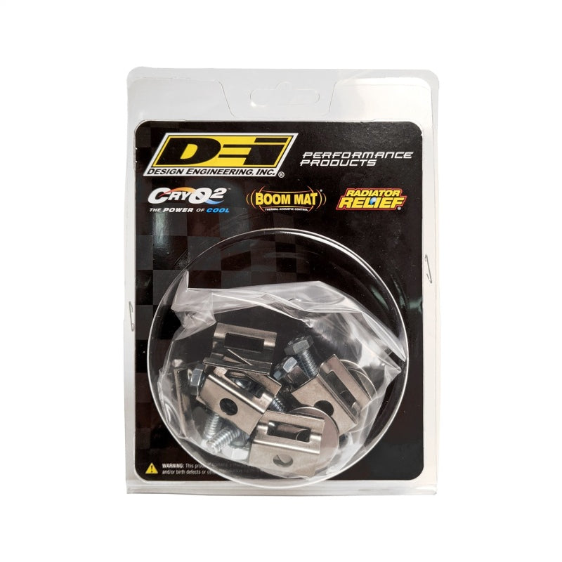 DEI Heat Shield Mounting Kit - 1/2 in Tall - Stainless