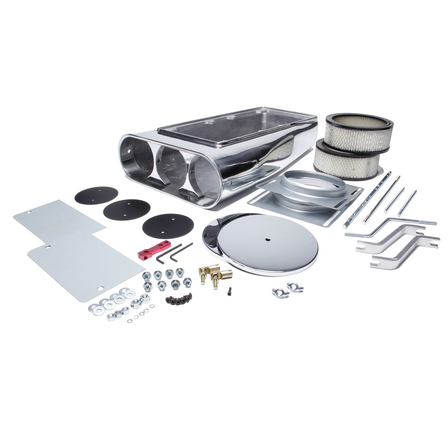 Mr. Gasket Street Scoop Dual 4-BBL Carbs