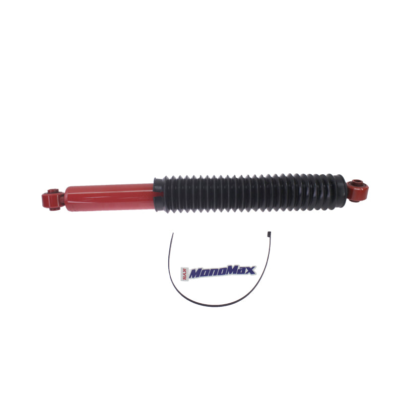 KYB Monomax Monotube Shock - Black Boot Included - Steel - Red Paint - Rear - GM Fullsize SUV 2007-14