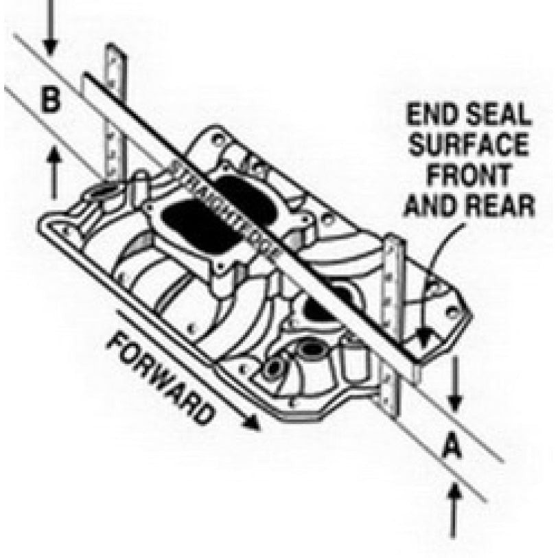 Edelbrock Performer 318/360 Intake Manifold - Cast Finish