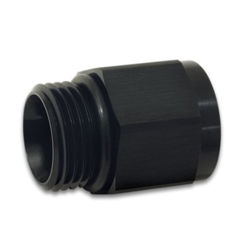 Vibrant Performance Straight 8 AN Male O-Ring to 18 mm x 1.500 Female Adapter - Black