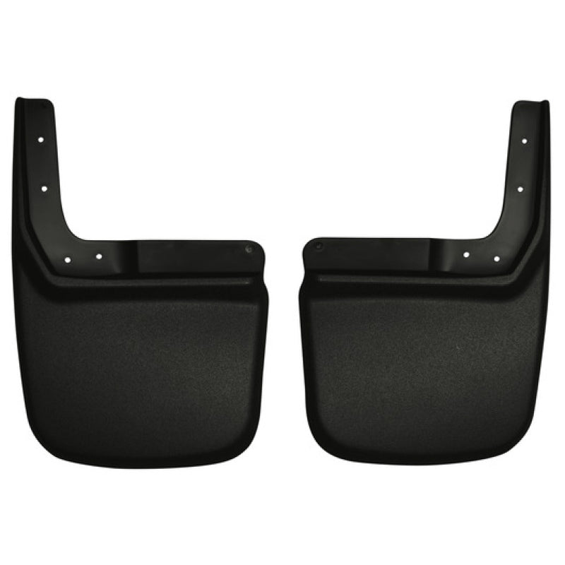 Husky Liners Front Mud Flap Plastic Black/Textured Jeep Wrangler JK 2007-15 - Pair