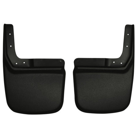 Husky Liners Front Mud Flap Plastic Black/Textured Jeep Wrangler JK 2007-15 - Pair