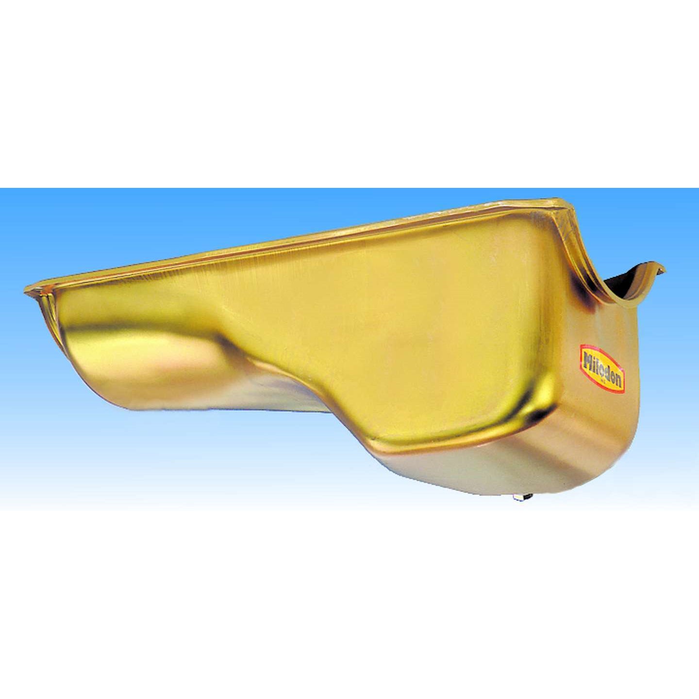 Milodon Stock Replacement Engine Oil Pan Front Sump 5 qt 8-1/4" Deep - Steel