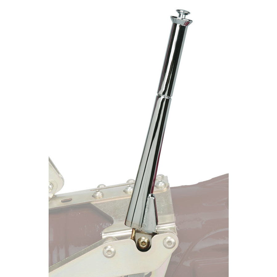 Lokar Transmission Mount Parking Brake Assembly - 16" Long - Steel - Chrome