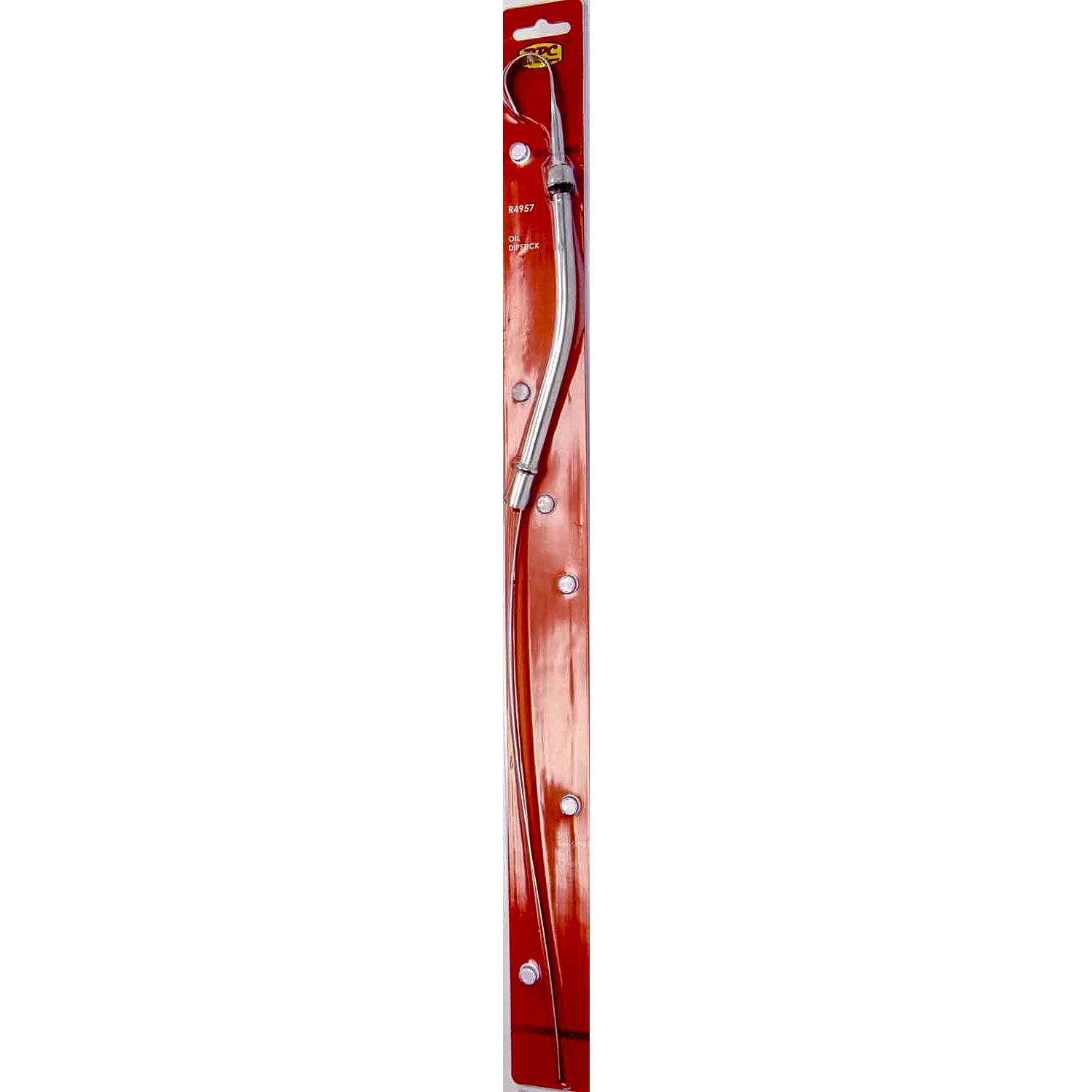 Racing Power Co-Packaged SBC Chrome Engine Oil Dipstick
