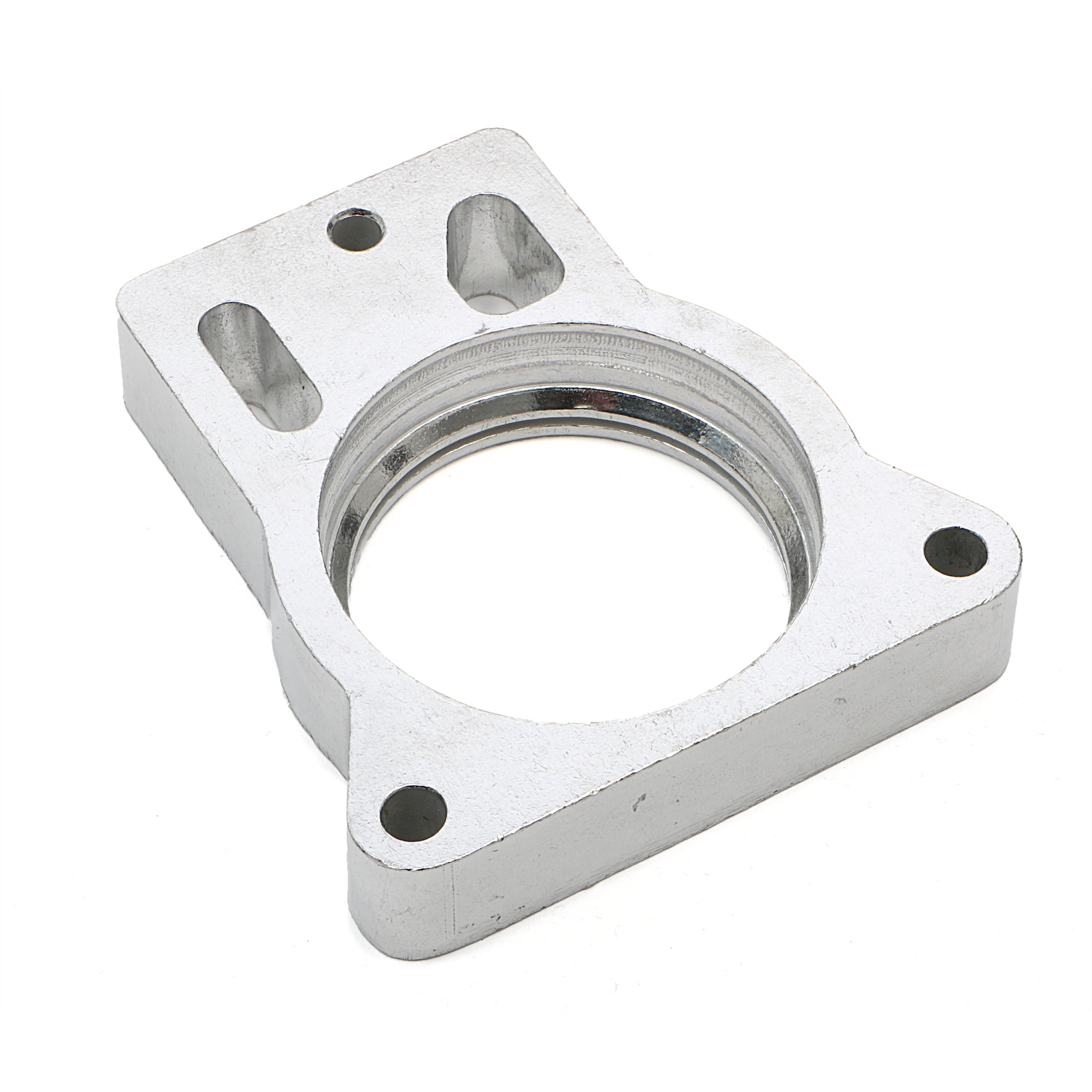 Trans-Dapt Torque-Curve Throttle Body Spacer - 1 in Thick - GM V6 - GM Midsize SUV / Truck 1996-2006