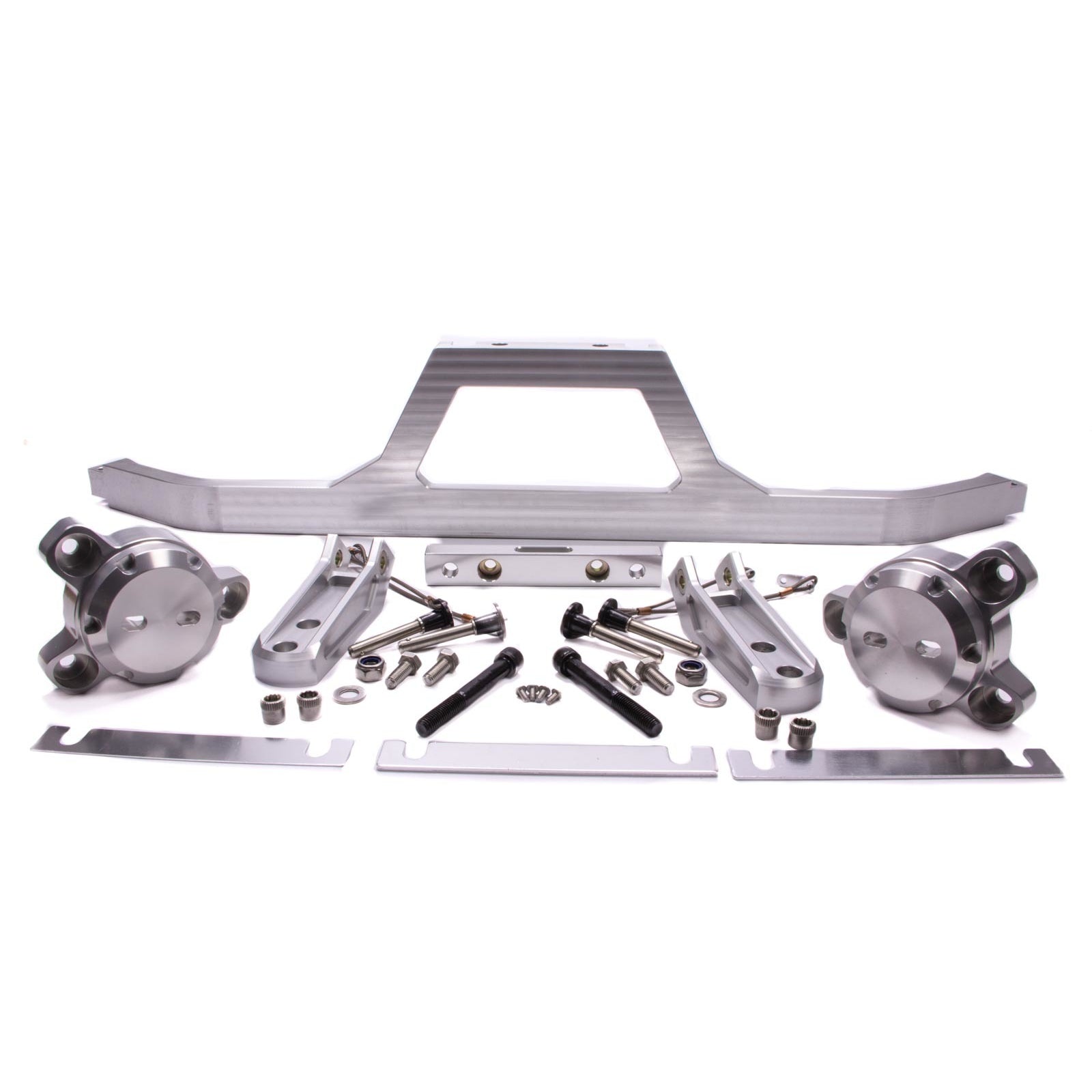 Drake Muscle Cars Aluminum Strut Tower Brace Clear Anodize - Mopar LC-Body 2008-12