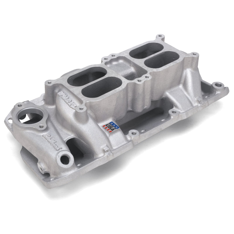 Edelbrock RPM Air Gap Square Bore Dual Quad Intake Manifold - Small Block Chevy
