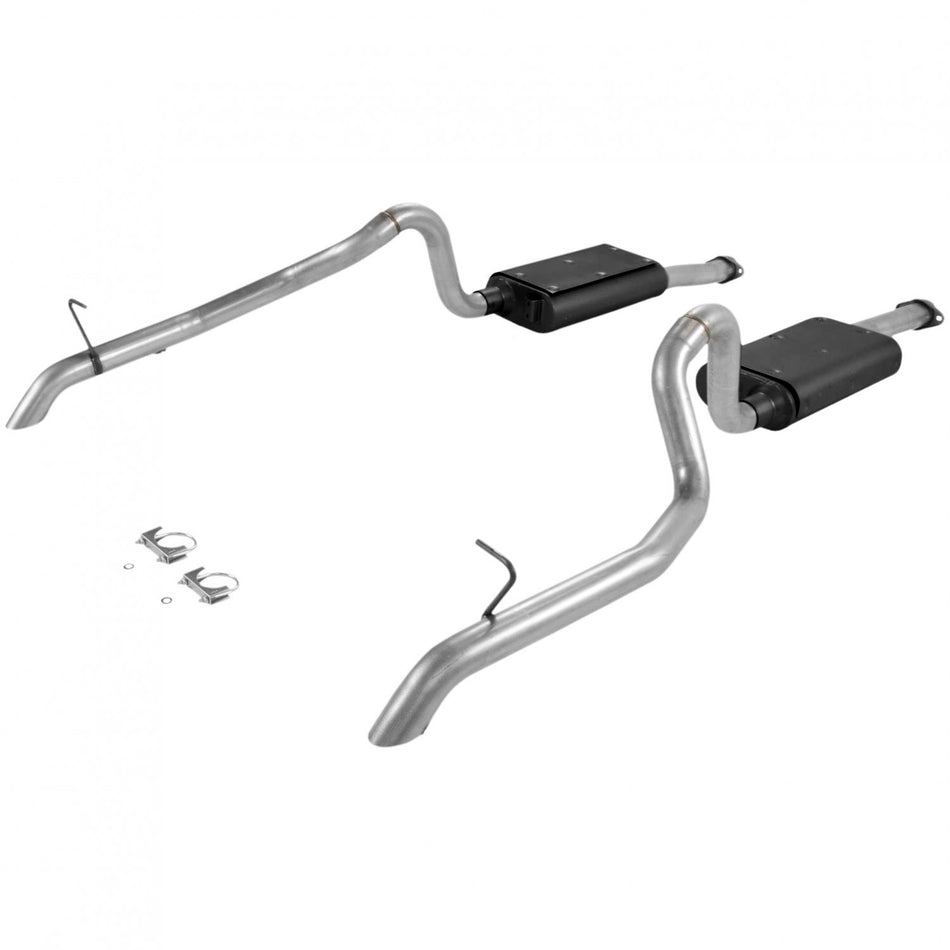 Flowmaster Force II Cat-Back Dual Exhaust System - 1987-93 Ford Mustang, GT 5.0L