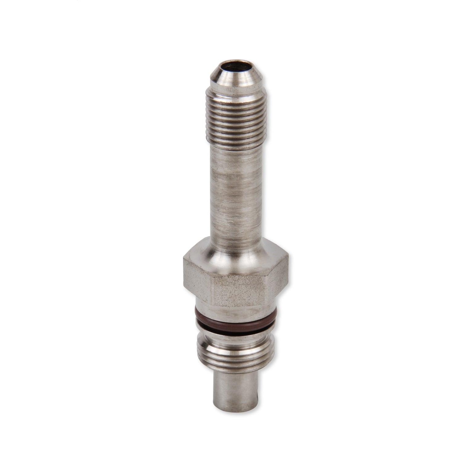 Earl's Adapter Fitting - Straight - 6 AN Male to 16 mm x 1.5 Male O-Ring - Steel - Nickel Plated - Power Steering Systems