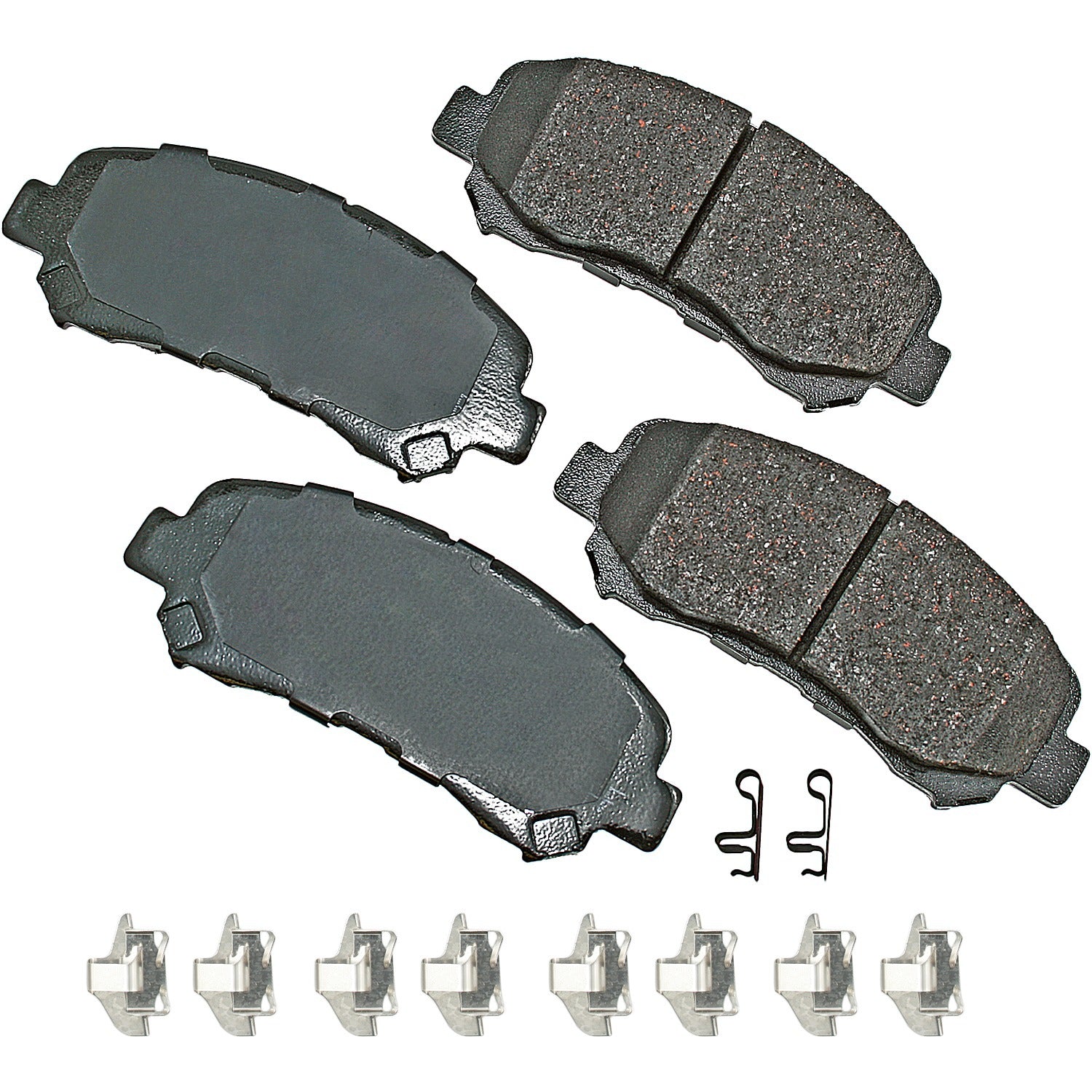 Akebono Brakes ProACT Front Brake Pads - Nissan Rogue 2008-15 (Set of 4)