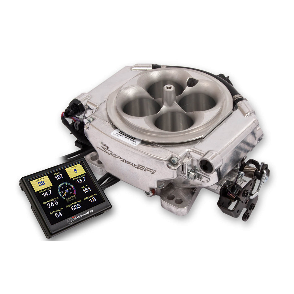 Holley Sniper EFI Sniper EFI XFlow Throttle Body Fuel Injection - Square Bore - Silver