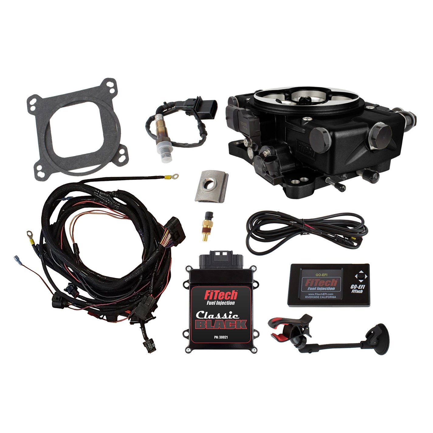 FiTech Go EFI Classic 550 HP EFI w/External ECU - Black