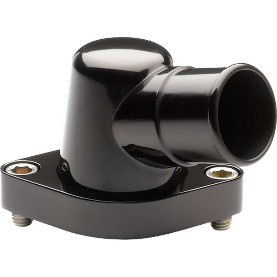 Billet Specialties Black Chevy 15 Degree Water Neck - BB Chevy/SB Chevy