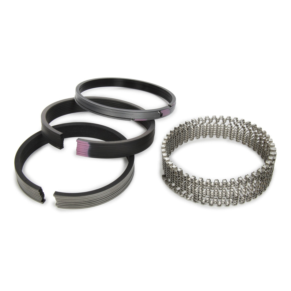 Clevite Original Piston Rings - 4.155" Bore - 5/64 x 5/64 x 3/16" Thick - Standard Tension - Moly - 8 Cylinder
