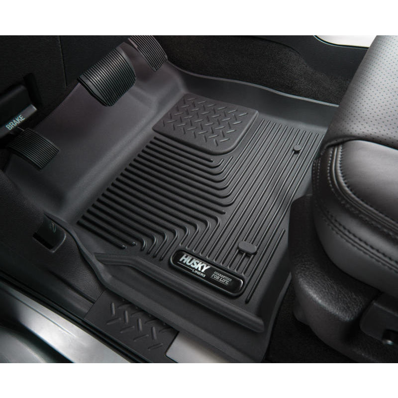 Husky Liners X-Act Contour 2nd Row Floor Liner - Black/Textured - 2-Door - Ford Midsize SUV 2021