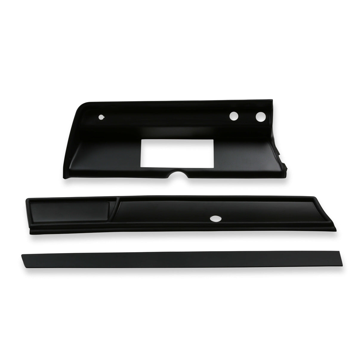 Holley EFI 6.86 in Dash Bezel - Black - GM A-Body 1966