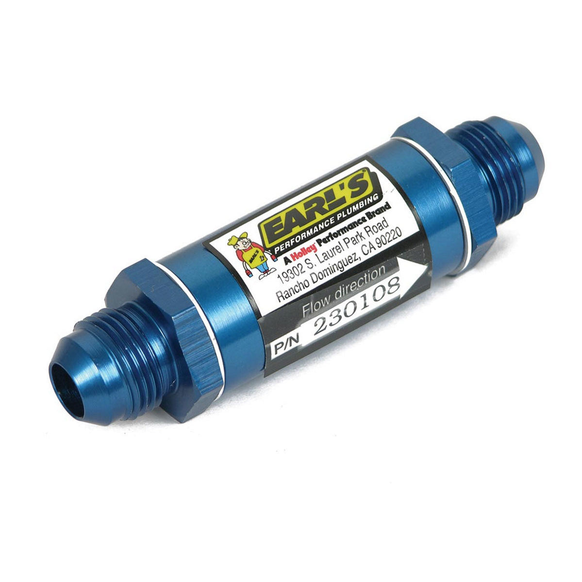 Earl's In-Line Fuel Filter -08 AN Male