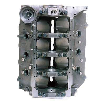 Dart Big M Engine Block - Bare Block - 4.600 in Bore - 10.200 Deck - 4-Bolt Main - 2-Piece Seal - Big Block Chevy 31213654