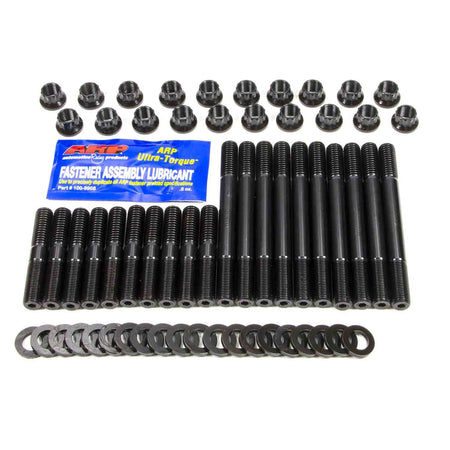 ARP Cylinder Head Stud Kit - 12 Point Nuts - Chromoly - Black Oxide - Small Block Mopar 144-4204