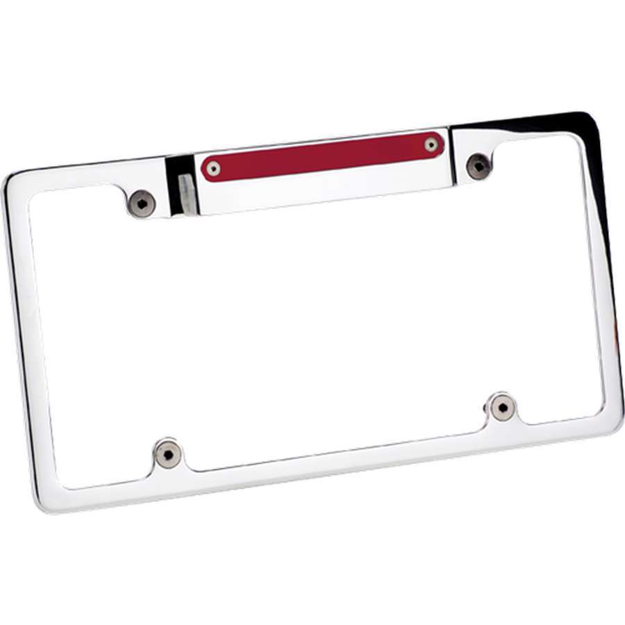 Billet Specialties Lighted License Frame w/ 3rd Brake Light