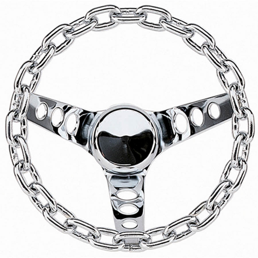 Grant Classic Chain Steering Wheel - 10" - Chrome