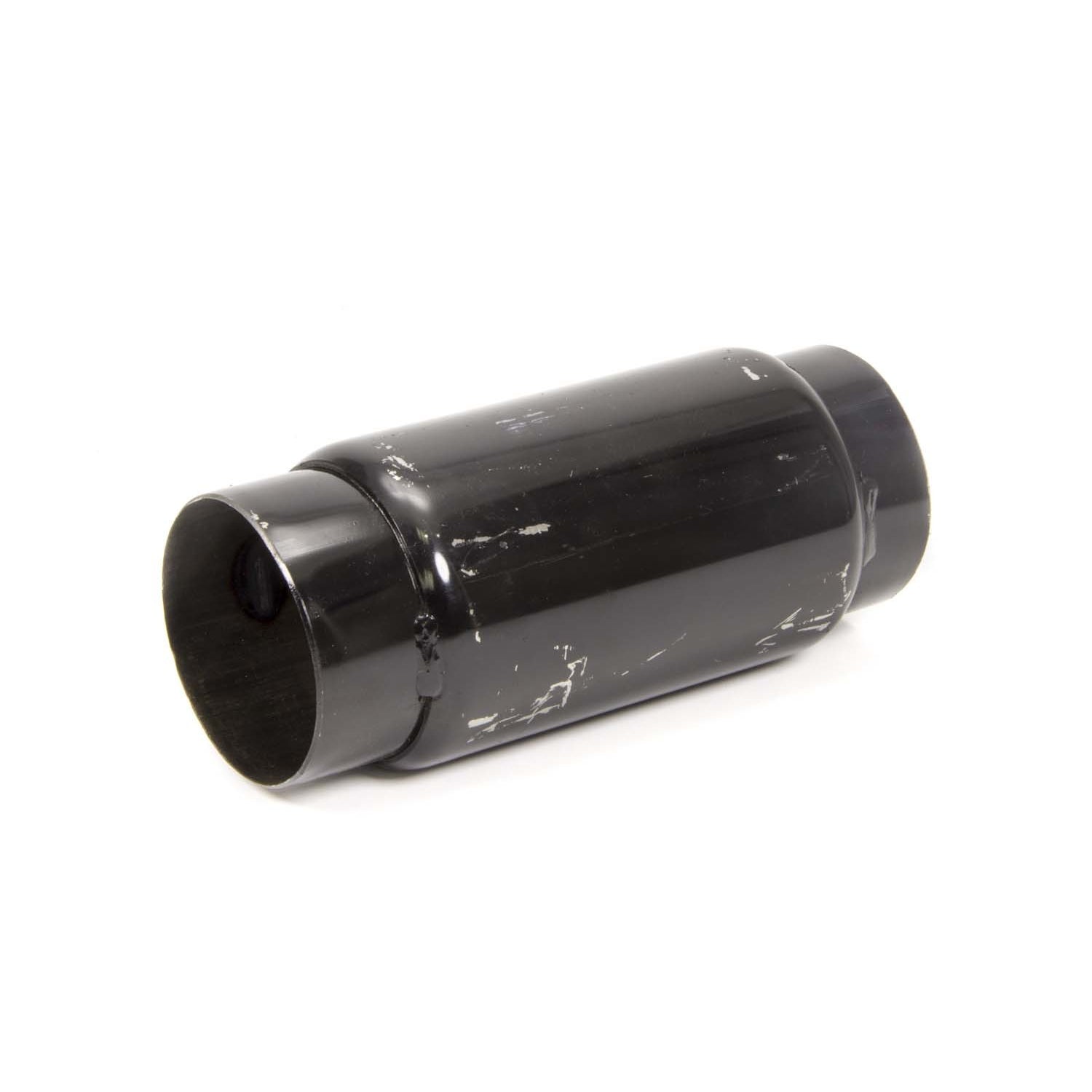 Schoenfeld Racing Muffler - 8" Length - 3" Core Diameter - 3" Diameter Inlet, Outlet - 3.5" Body Diameter