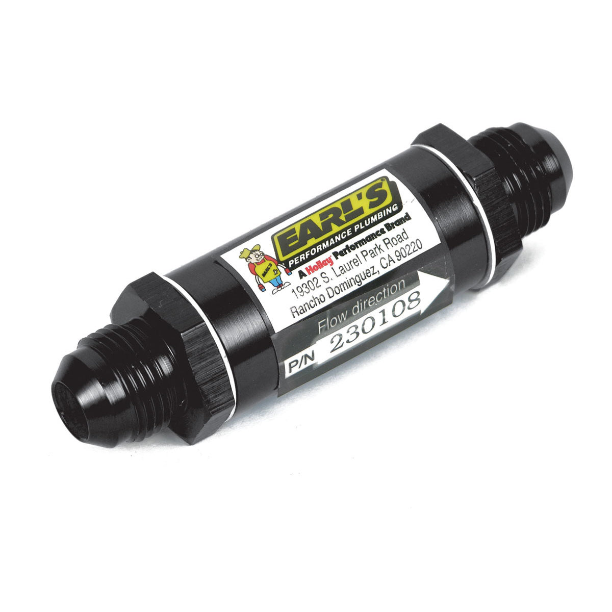 Earl's Ano-Tuff Fuel Filter Sintered Bronze Elements 6 AN Male