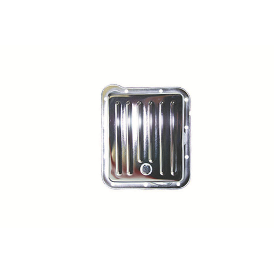 Specialty Products Stock Depth Transmission Pan Finned Steel Chrome - C4