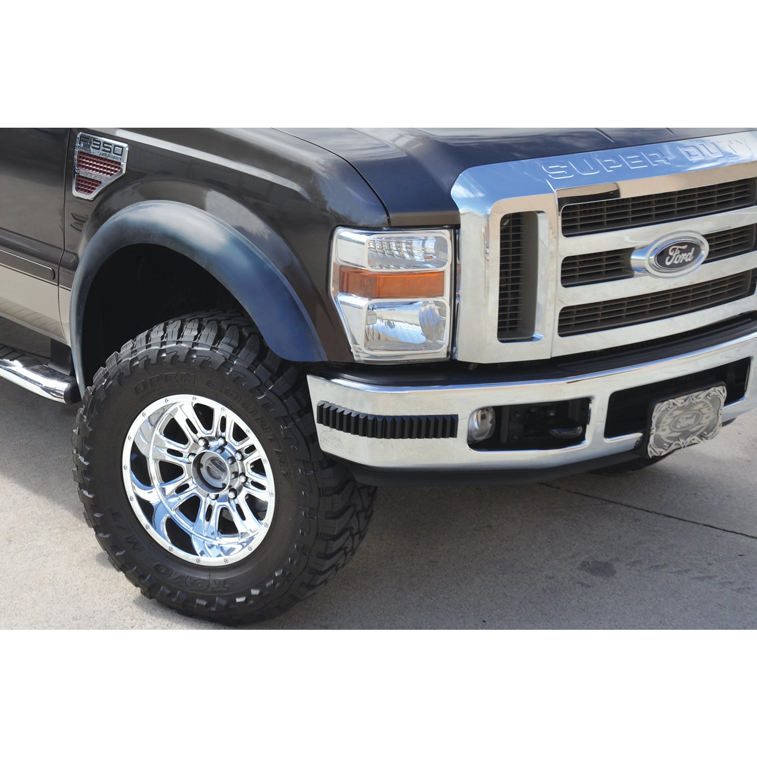 Pacer Performance Heavy Duty Bumper Body Guard Bumper Front Serrated - Stick-On