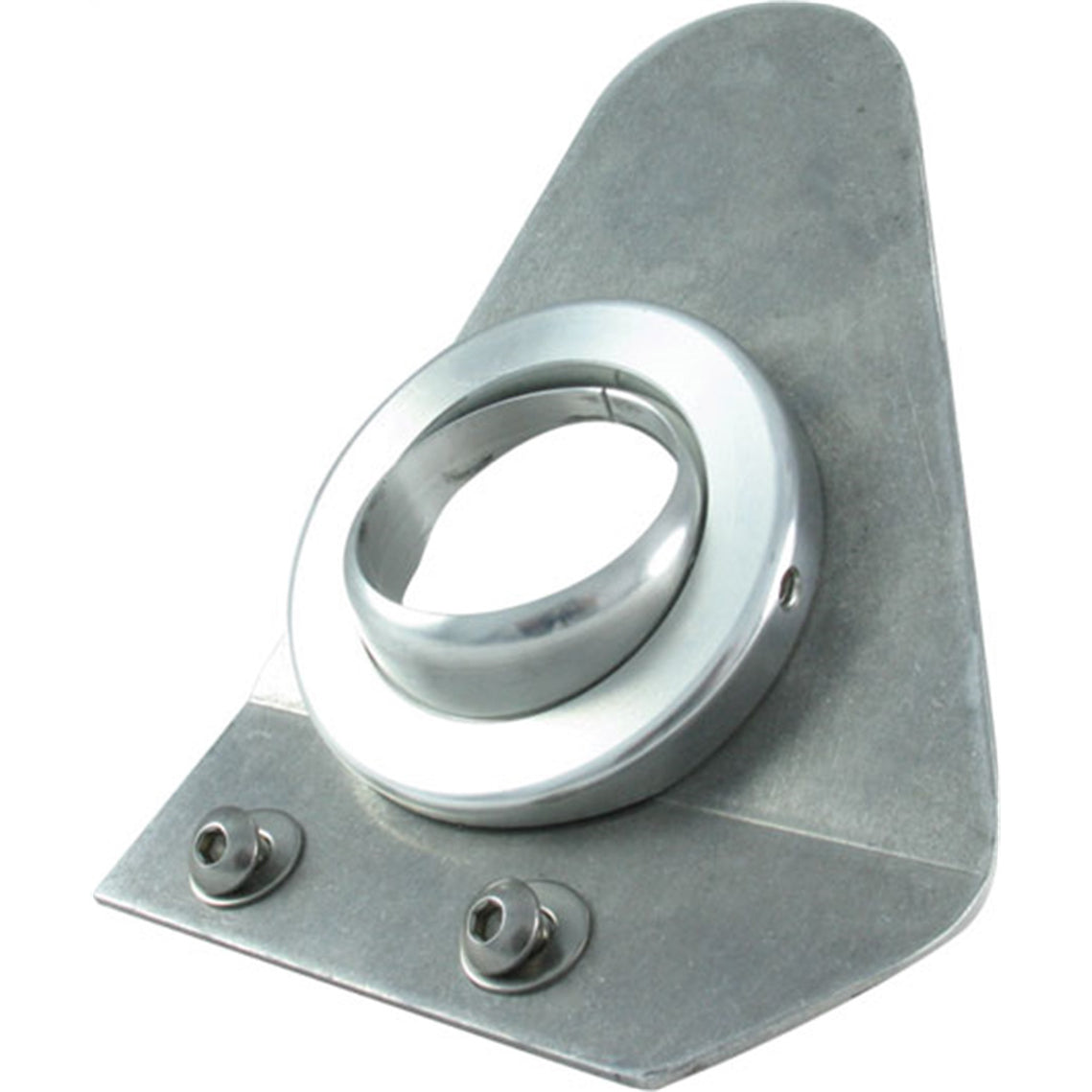Borgeson Deluxe Steering Column Bracket 2" Diameter Tube Swivel Mounting Plate - Aluminum