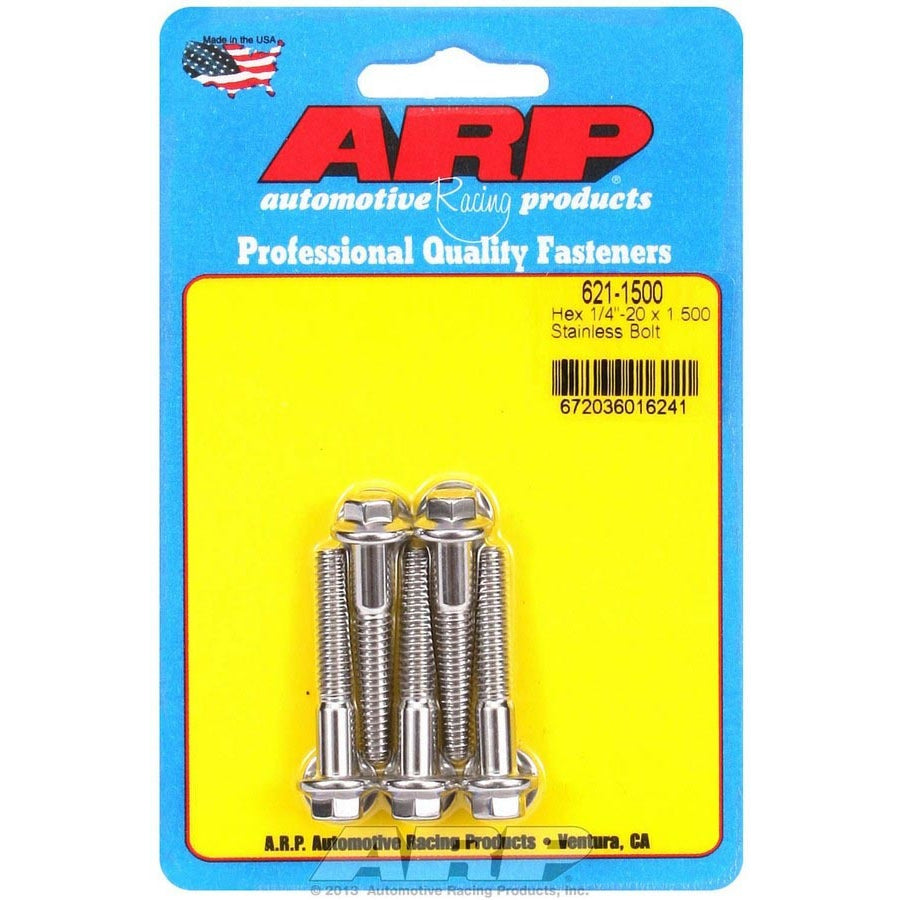 ARP Stainless Steel Bolt Kit - 6 Point (5) 1/4-20 x 1.500