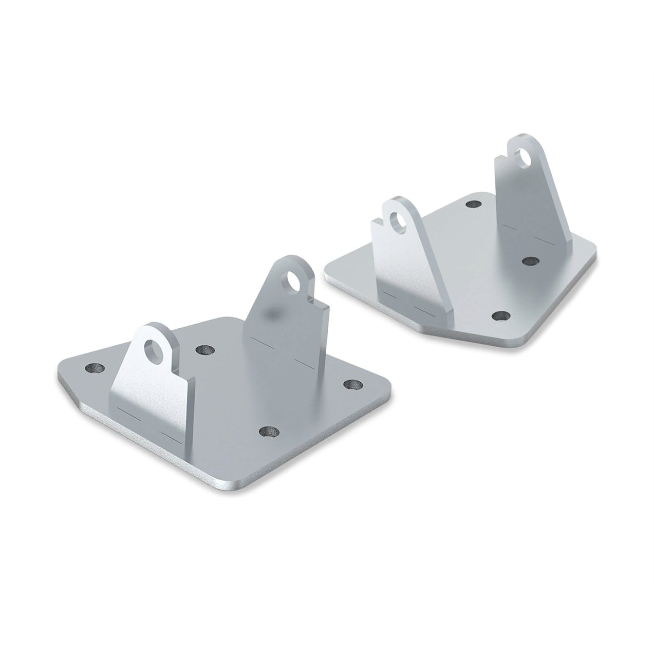 Hooker BlackHeart Blackheart Motor Mount - Bolt-On - Zinc Plated - GM LS-Series - GM F-Body 1982-92 (Pair)