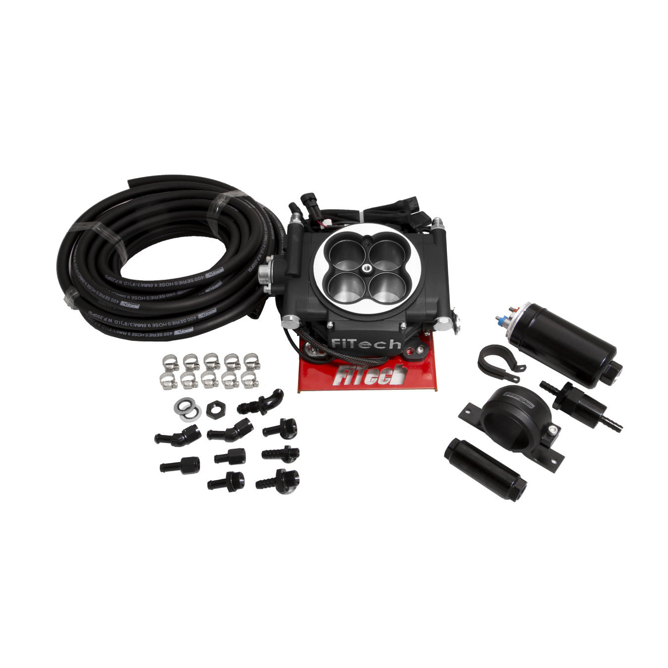 FiTech Go EFI 4 Master Kit System - Black Finish