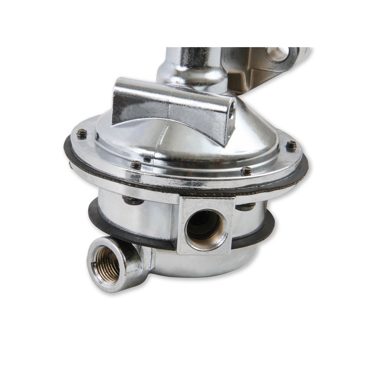 Holley Mechanical Fuel Pump - 110 gph - 6.5-8 psi - 3/8 in NPT Female Inlet / Outlet - Polished - Gas - Big Block Ford