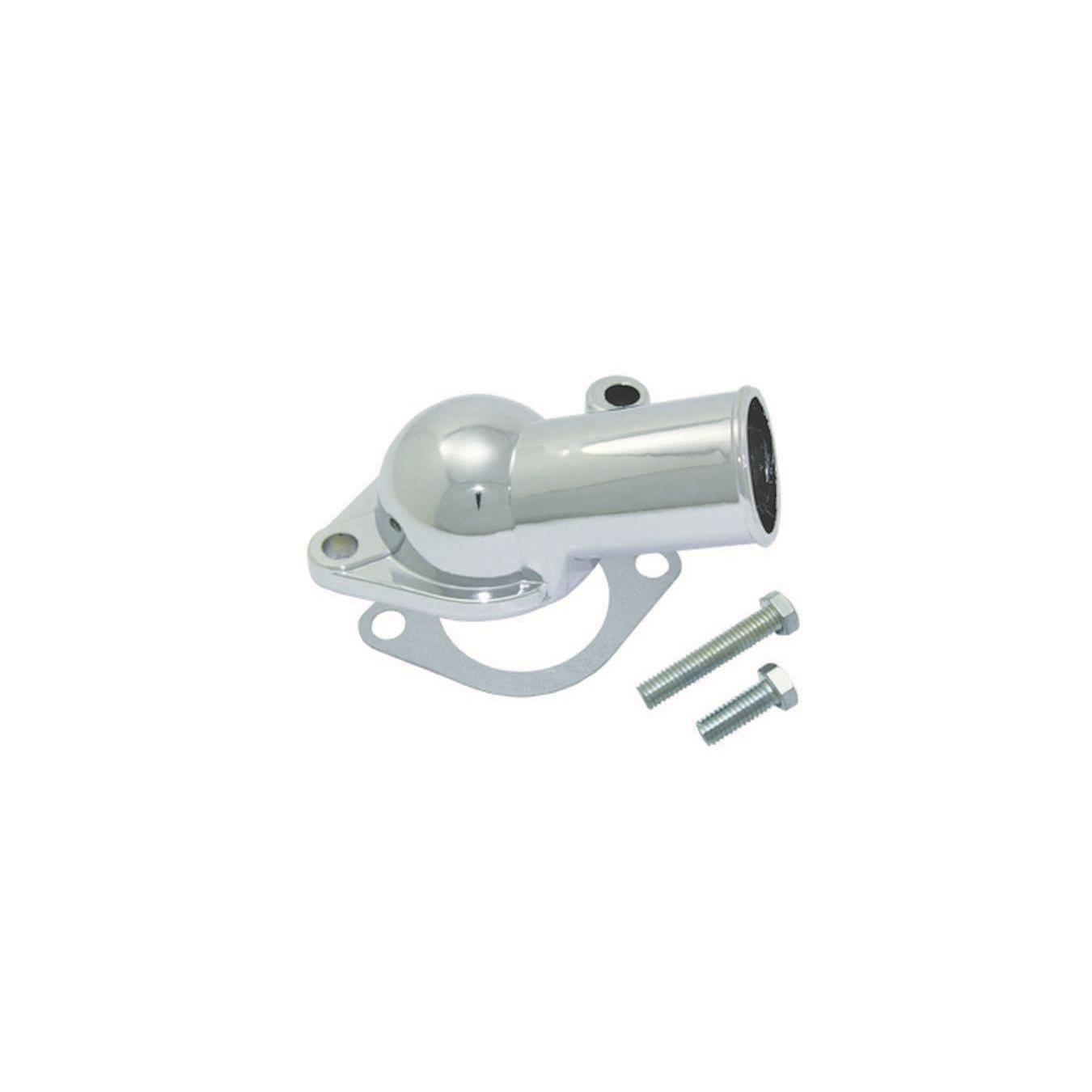 Specialty Products 75 Degree Water Neck - 1-1/2 in ID Hose - Chrome - Chevy V8