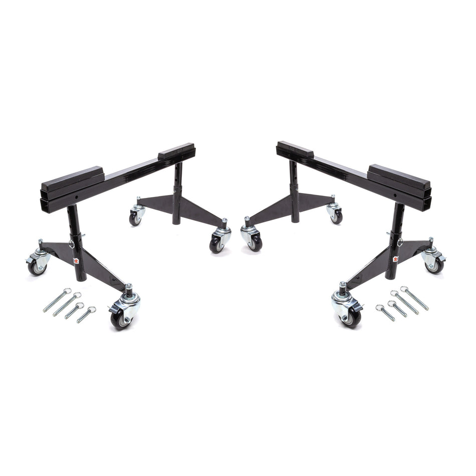 Ti22 Rolling Chassis Stands - Black