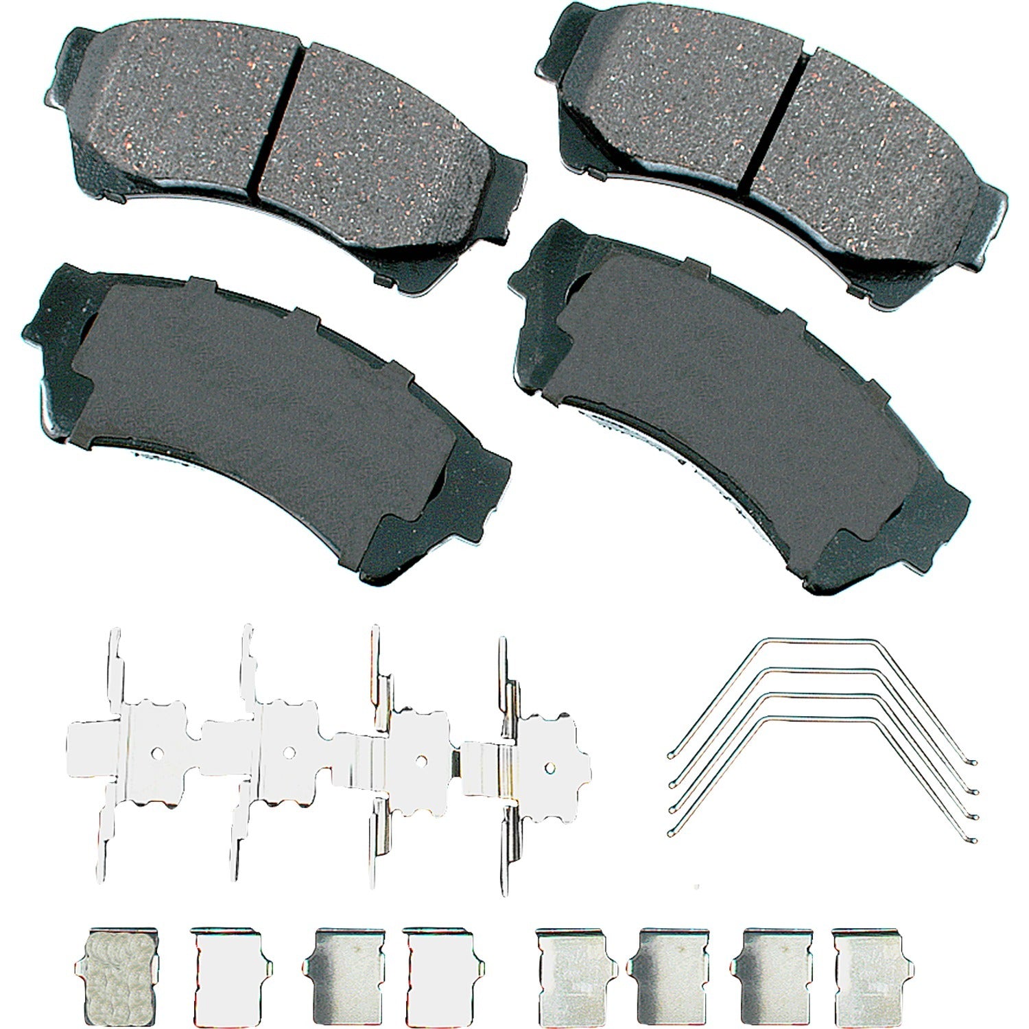 Akebono Brakes ProACT Front Brake Pads - Ford Midsize Car 2006-12 (Set of 4)