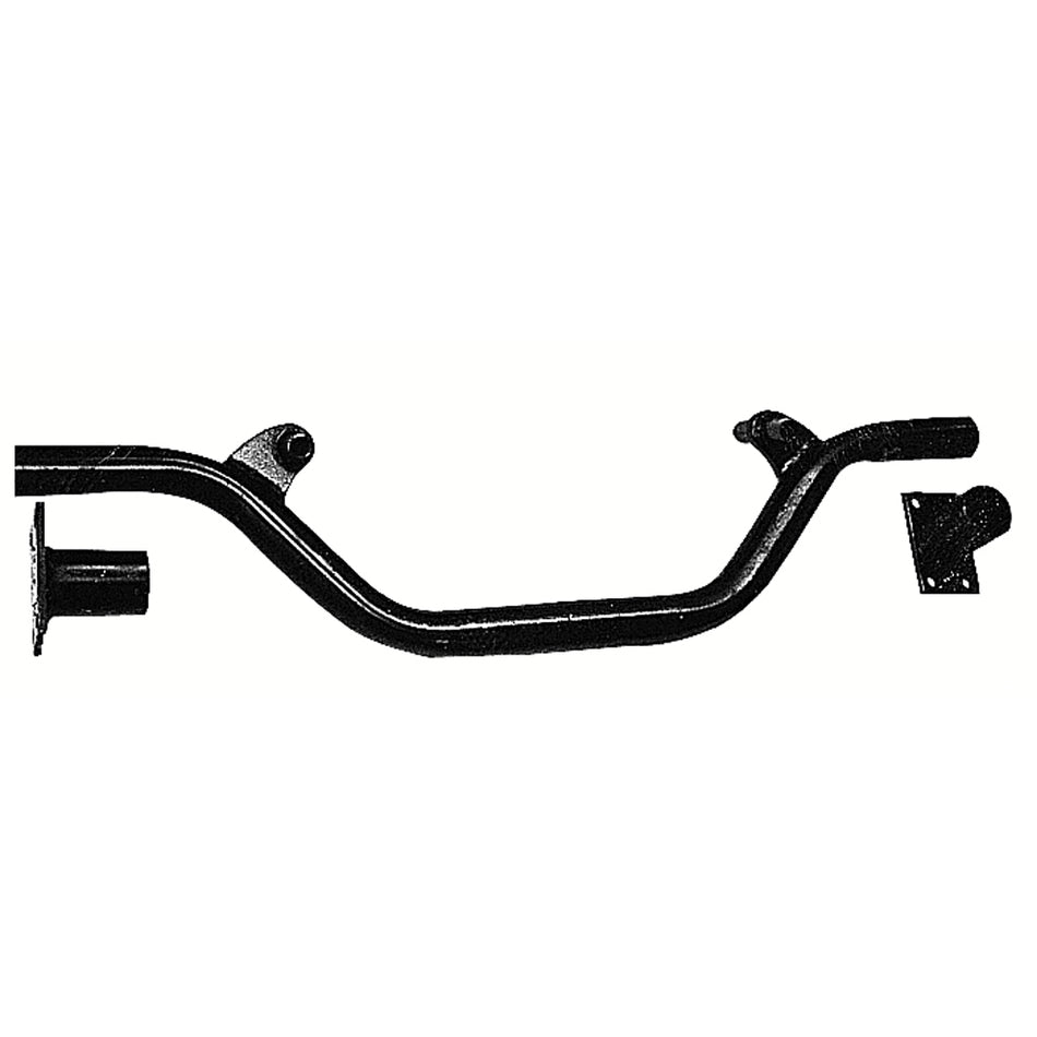 Trans-Dapt Tubular K-Member - 24 in to 37 in Wide Frame Rails - 17.250 in Center - Black Paint - Small Block Ford