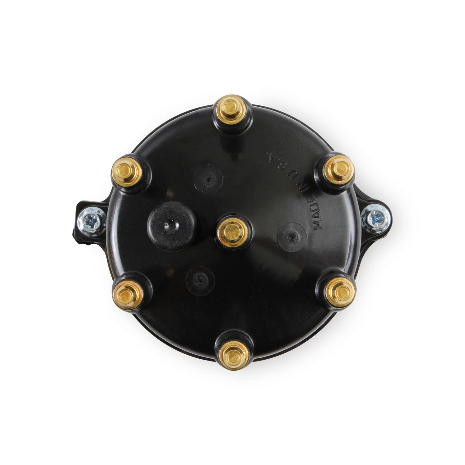 ACCEL Distributor Cap - HEI Style Terminals - Brass Terminals - Screw Down - Black - Vented - Jeep Inline-6