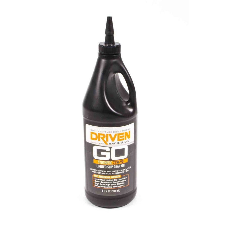 Driven GO 75W-90 Synthetic Limited Slip Gear Oil - 1 Quart Bottle