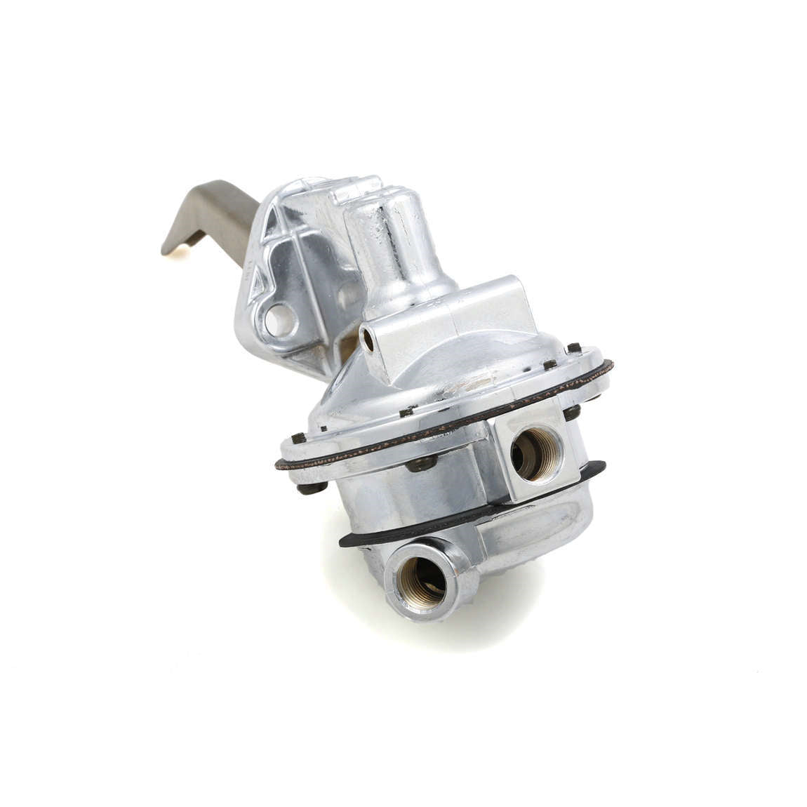 Holley Mechanical Fuel Pump - 130 gph - 7.5-9 psi - 3/8 in NPT Female Inlet / Outlet - Polished - Gas - Small Block Ford
