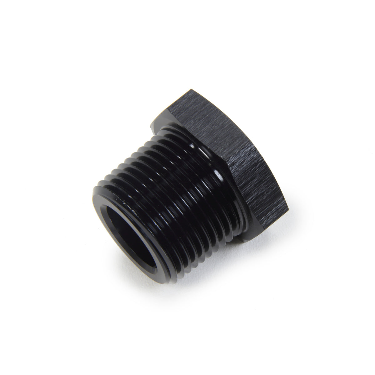 Triple X Race Co. Bushing Fitting 3/4" NPT Male to 1/4" NPT Female Aluminum Black Anodize - Each